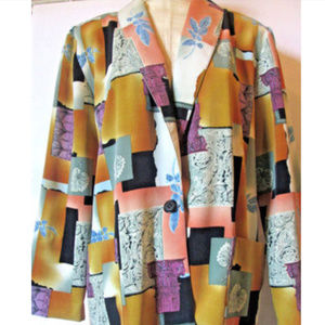 BLAZER GLORY WOMENS SIZE L LIGHT BLAZER 2 POCKET